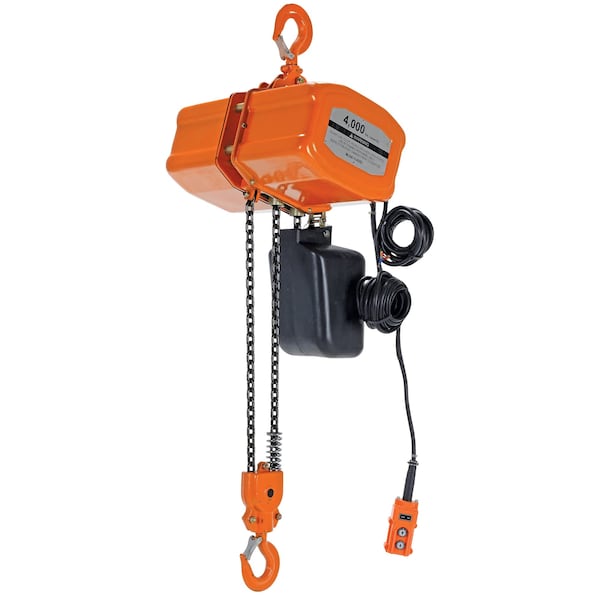 Vestil Economy Chain Hoist W/ Chain Container H-4000-3 - main